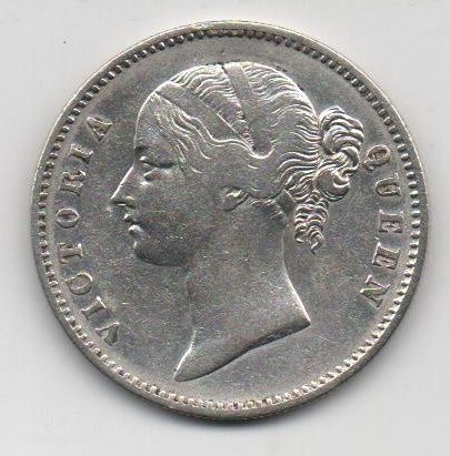 INDIA DEL AÑO 1840 DE 1 RUPIA R. VICTORIA